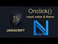 javascript onclick input value Or Name