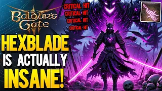 Baldur s Gate 3 - Hexblade Is Actually Broken Best New Patch 8 HEXBLADE Build for Early Late Game