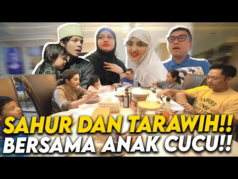 Download MP3 SAHUR PERTAMA YANG BERBEDA UNTUK AZRIEL DAN TARAWIH PERTAMA AMEENA DITEMANIN GENDA DAN KAKEK!!