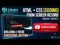 Build a Custom YouTube Subscribe Button with HTML CSS Step-by-Step