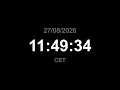 LIVE Clock - CET Current time