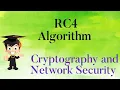 RC4 Algorithm in Stream Cipher Cryptography and Network Security