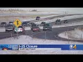 I-25 Closed Through South Gap For Drainage Work