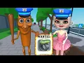 Download Lagu Tung Tung Tung Sahur: Respectable Police and Bad Thieves!🚨🚓 | Funny Brainrot Animation