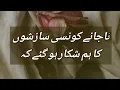 Lagu na jane kon si sazisho k shikar ho gaye//urdu poetry//Ayesha writes official