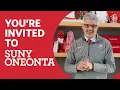 Dr Cardelle invites you to visit SUNY Oneonta