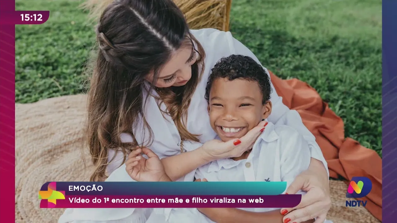 Vídeo de primeiro encontro entre mãe e filho viraliza
