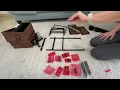 How to assemble the LOAKEKEL narrow nightstand step by step