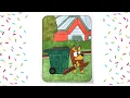 Coloring Bluey s Friend Rusty holding a Baseball Bat Color Page with Color Time Lapse