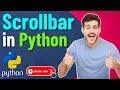Python Tutorial of a Listbox with Scrollbar Vertical Scrollbar in Python Tkinter