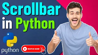 Python Tutorial of a Listbox with Scrollbar Vertical Scrollbar in Python Tkinter