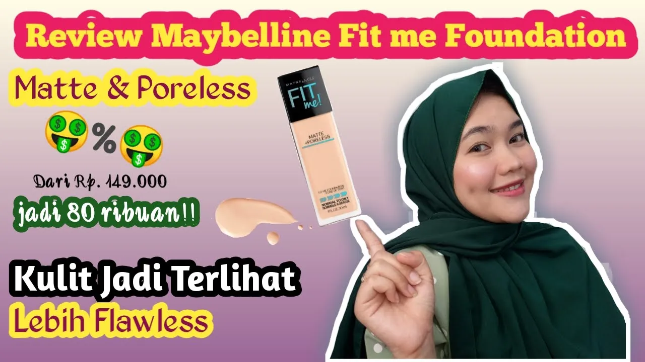 REVIEW & UJI KETAHANAN MAYBELLINE FIT ME FOUNDATION TUBE - SHADE 130 #wulanhusna