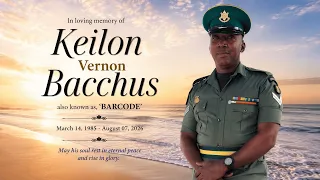 In loving memory of Keilon Vernon Bacchus also known as Barcode