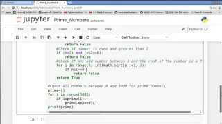 Prime Numbers using Python