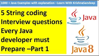 5 Java Coding Interview Questions and Answers on Strings Java Coding Interview Questions