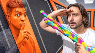 I Played Meccha Chameleon In a Trampoline Park!