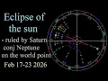Astrology Feb 17-23 2026 - Consciousness Jolting Solar Eclipse