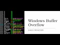 Buffer overflow exploitation Windows 32 Bit