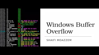 Buffer overflow exploitation Windows 32 Bit