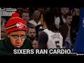 CRASHOUT HAWKS FAN REACTS TO Spurs vs Sixers Full Game Highlights SIXERS RAN CARDIO