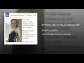 3 Pieces, Op. 4: No. 2. Pastourelle