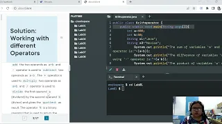 JAVA NOVICE LAB 1 TO 5 - Prelim Exam