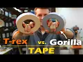 Gorilla Tape vs T-rex Tape Compare Duct Tape Review