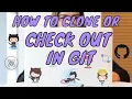 how to Clone or Checkout in Git