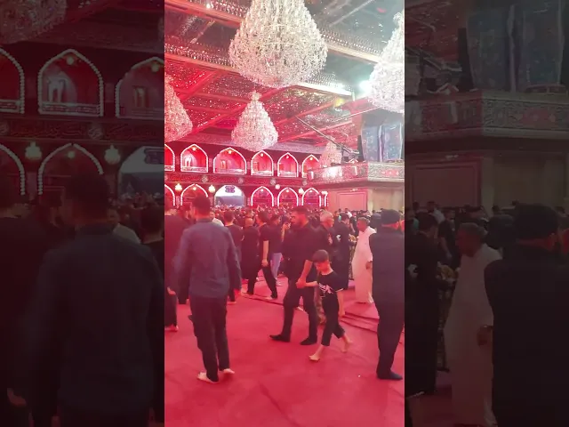 ⁣زرنا ودعونا لكم جميعا بقضاء حاجاتكم مع زوجتي خادمة الحسين أم آمنة والعيال ونسأل الله القبول