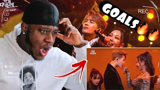 Download American Reacts to Jessi(제시) \u0026 Jackson(GOT7) - NUNU NANA LIVE MP3