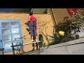 Painting an Exterior Mural at Kipos in Chapel Hill