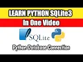 Python With SQLite database In Hindi