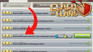 Destroy 2500 Weaponized Builder Huts in Multiplayer battles Mission Clash of clans Nasar Nature
