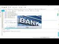 Java JFrame simple Project Bank Management using MySql database connection at netbeans