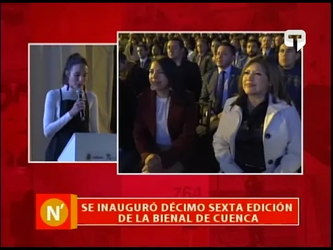 Se inauguró décimo sexta edición de la Bienal de Cuenca