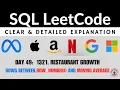 Day 49 7-Day Moving Average with SQL LeetCode 1321 Data Science Wallah