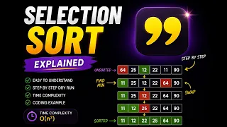 Selection Sort Explained Simply in Java Step-by-Step for Beginners