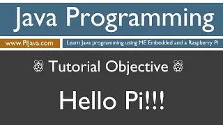 Java Programming on Raspberry Pi - Hello Pi
