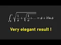 a BEAUTIFUL integral of an Infinite Recursive Function