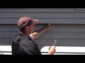 How To Replace One Piece Of Vinyl Siding Mid-Wall