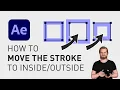 How to move the stroke to the inside or outside in After Effects