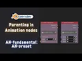 Tut Parenting in Animation Nodes Transform with an Object AN-fundamental preset