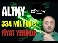 ALTNY Neden Yukselmiyor 334 Milyon Dolarlik Siparis 16 TL Fiyat