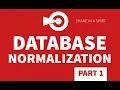 Database Normalisation - Part 1