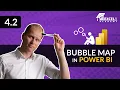 4 2 Bubble map in Power BI Reporting on maps in Excel Power BI Free Online Course