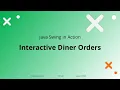CSS124L UOx Java Swing in Action Interactive Diner Orders
