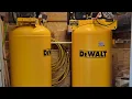 Running 2 air compressors together Dewalt 60 gallons