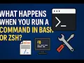 110 What Happens When You Run a Command in Bash or Zsh Aliases Functions Built-ins