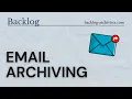 Email Archiving Preserving Digital Correspondence for the Long Term