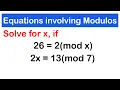 Solving Equations Involving Modular Arithmetic - a b mod c SHS 2 CORE MATH